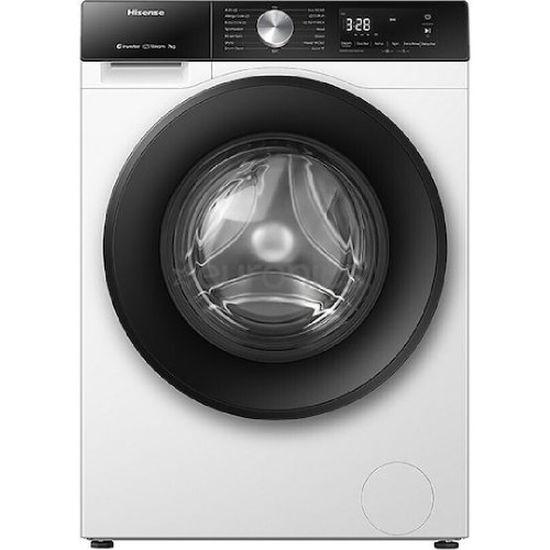 ΠΛΥΝΤΗΡΙΟ ΡΟΥΧΩΝ ΕΛΕΥΘΕΡΟ 60CM HISENSE WF3S7021BW (7KG / A / ΑΤΜΟΥ / SLIM 46CM / PAUSE & ADD)